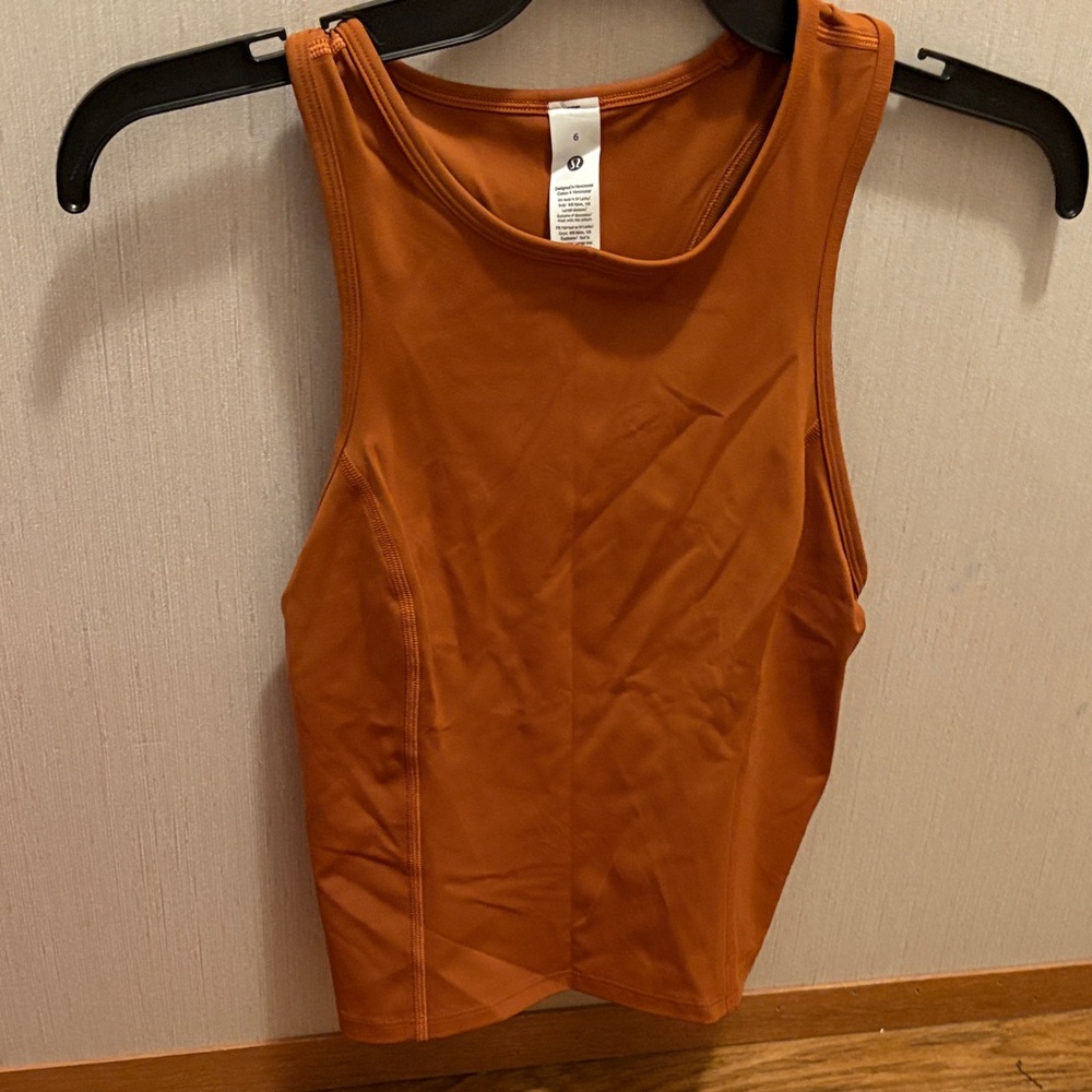 Lululemon nulux racer back cropped run tank